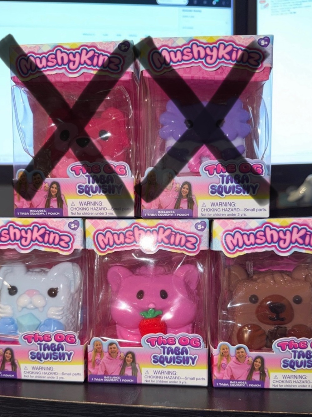Mushykinz - The OG Taba Squishy. Button, Misty, or Rosy.